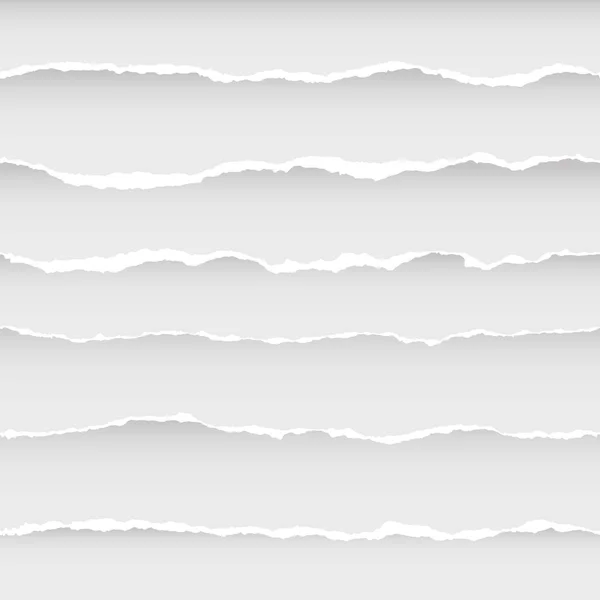 Elementos sin costura de papel rasgado — Archivo Imágenes Vectoriales