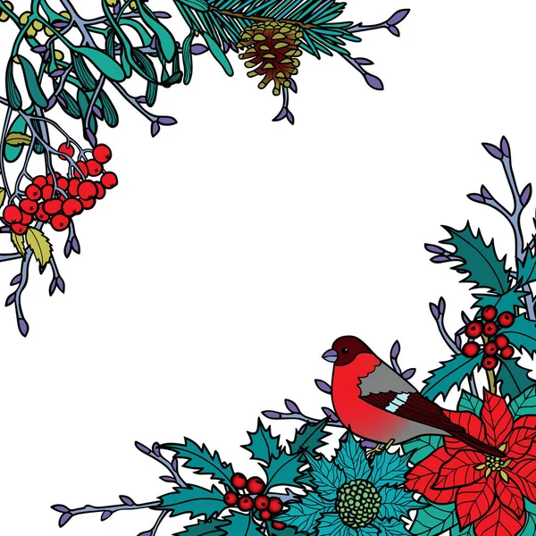 Kış renkli kompozisyon