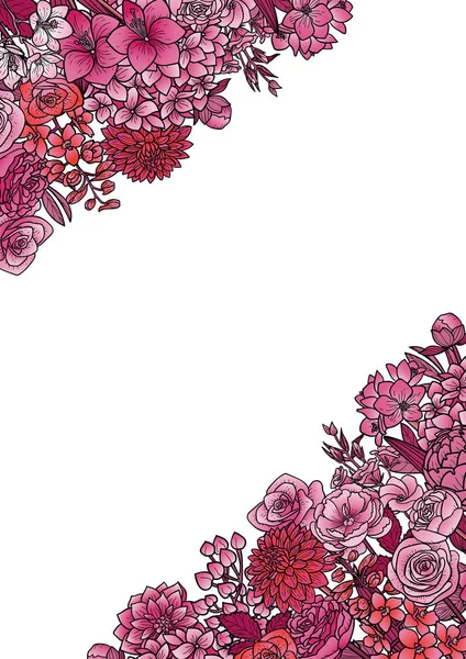 Les fleurs du jardin maquillent — Image vectorielle