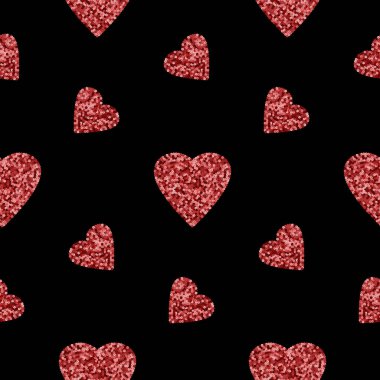 Sequins 'den Herat Kış Vektörü Kusursuz Desen.