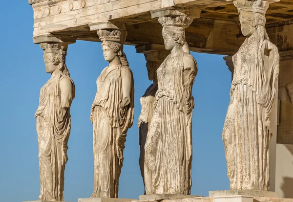 Grecia Cariátides en Atenas — Foto de Stock