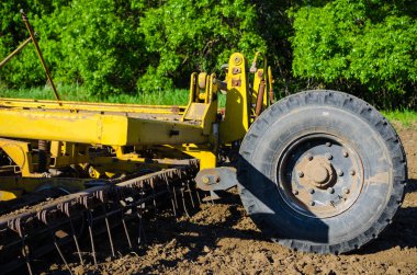 Toprak tarım alanı, çiftçilik için pulluk 