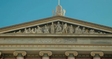 Klasik Yunan mimarisini Yunanistan bir sembol olarak ağır çekim.