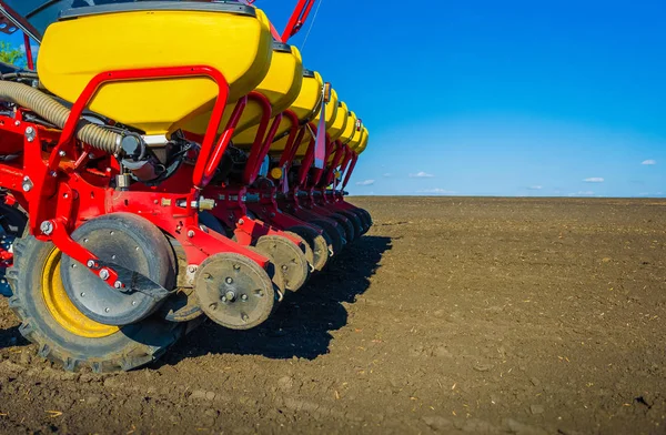 Close Van Een Moderne Ploeg Voor Een Trekker Nodig Voor — Stockfoto