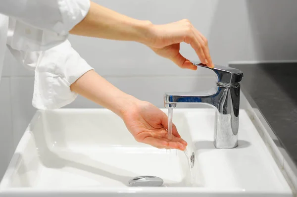 Mycie Rąk Czyszczenie Antybakteryjne — Zdjęcie stockowe