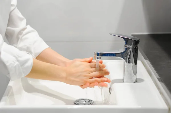 Mycie Rąk Czyszczenie Antybakteryjne — Zdjęcie stockowe