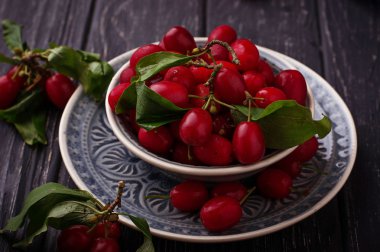 Cornel veya kızılcık berry