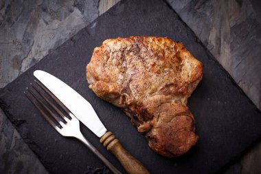ızgara t-bone biftek