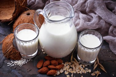 Vegan süt laktoz içermeyen farklı türü