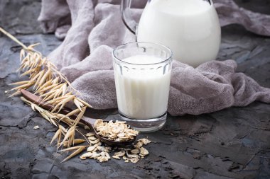 Non-süt vegan yulaf süt