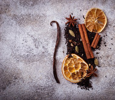 Baharat ve turuncu siyah çay Makinası 