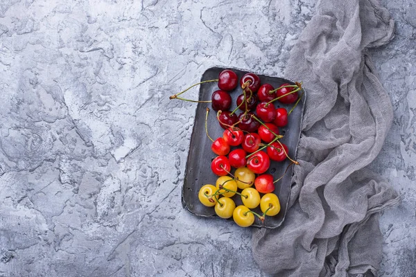 Farklı türde bir renkli kiraz — Stok fotoğraf