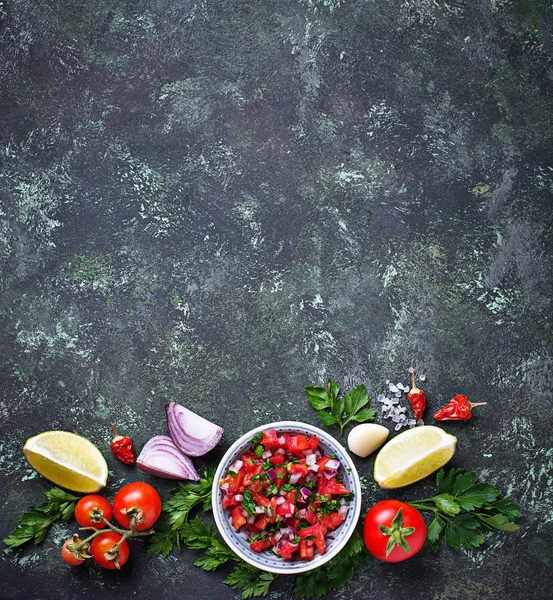 Salsa de tomate mexicana tradicional — Foto de Stock
