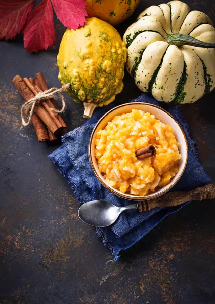 Tarçın ile kabak püresi