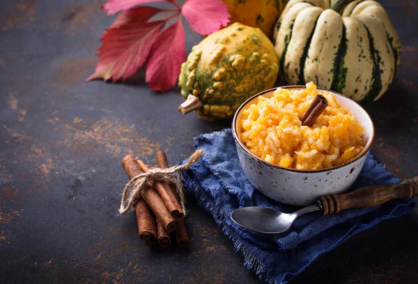 Tarçın ile kabak püresi