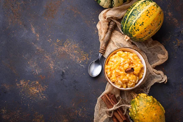 Tarçın ile kabak püresi