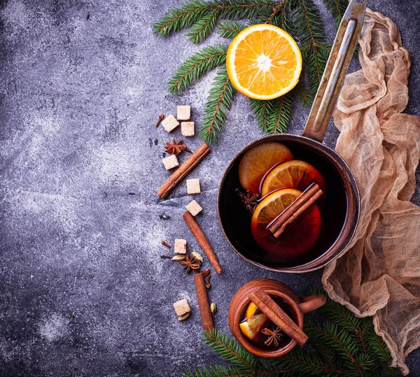 mulled şarap, kış sıcak içecek