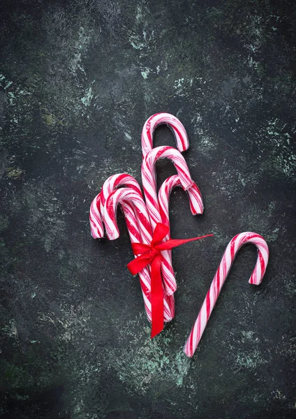 Fondo de Navidad con bastón de caramelo —  Fotos de Stock