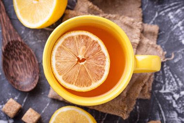 zencefil ve limon ile çay