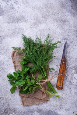 Demet taze maydanoz ve dereotu 