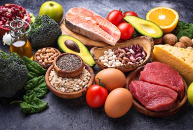 Sağlıklı beslenme ve superfoods için organik gıda 
