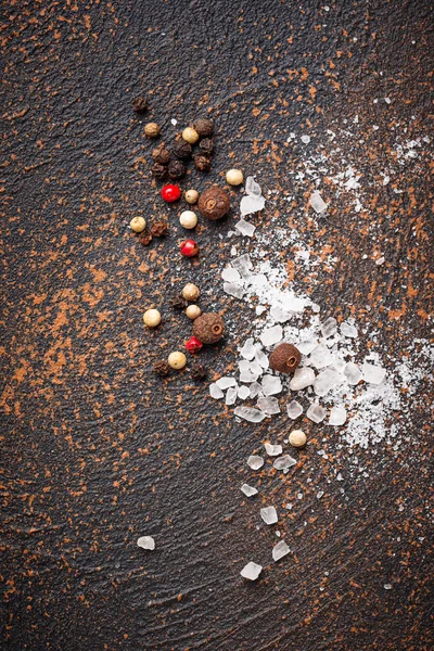 소금, 후추 요리를 배경 — 스톡 사진