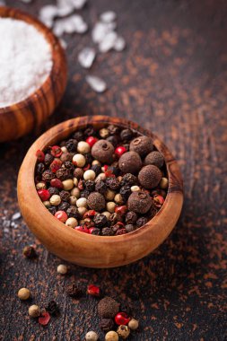 Tuz ve biber. Mutfak arka plan