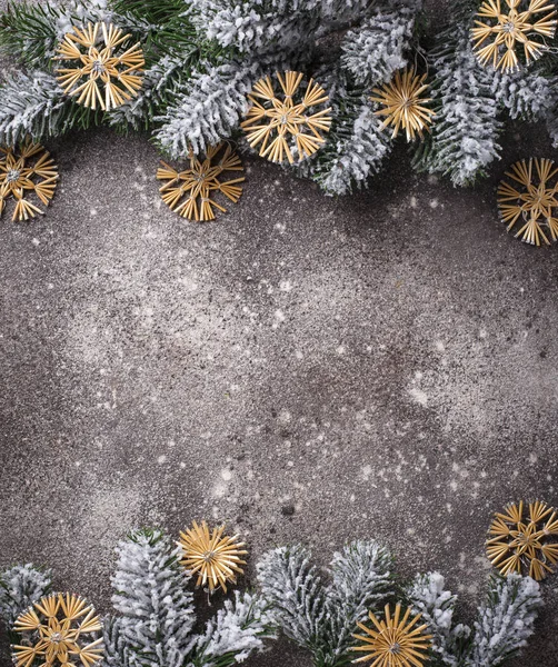 Albero di Natale eco decor da paglia — Foto Stock