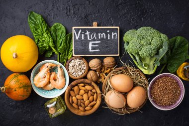 Ürün yelpazesine gıda kaynakları e vitamini