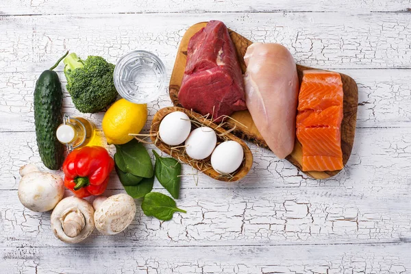 Produk untuk diet protein tinggi — Stok Foto