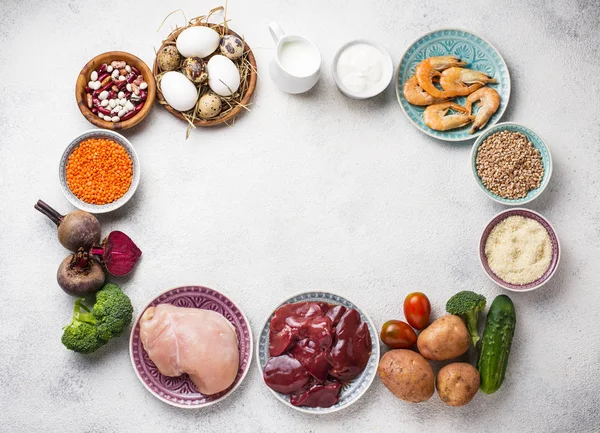 Natuurlijke producten bronnen van chroom — Stockfoto