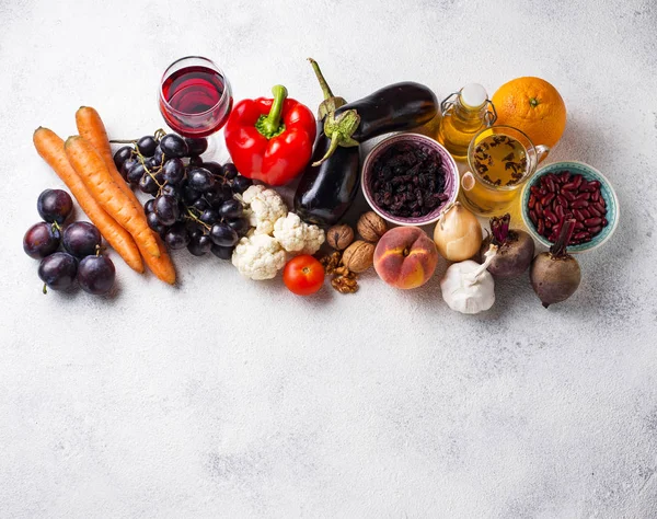 Antioxidantes en productos. Comer limpio — Foto de Stock