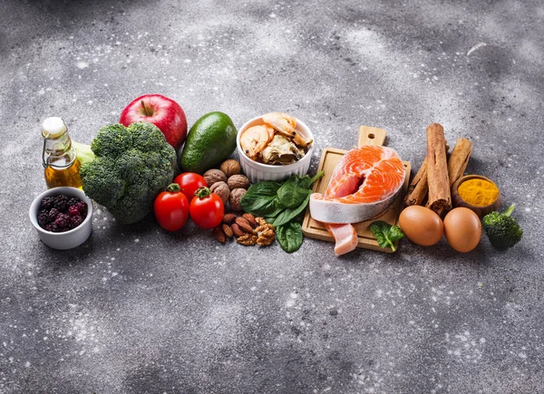 Alimentos para o cérebro e boa memória — Fotografia de Stock