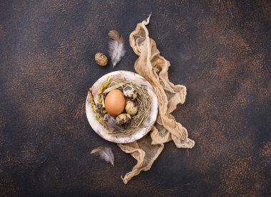 Zero waste eco-friendly Easter decor