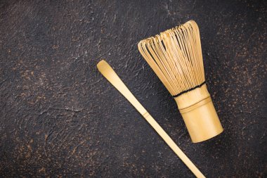 Tools for prepared green tea matcha