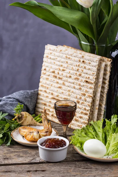 Symbolic of Jewish holiday Pesah — Stock Photo, Image