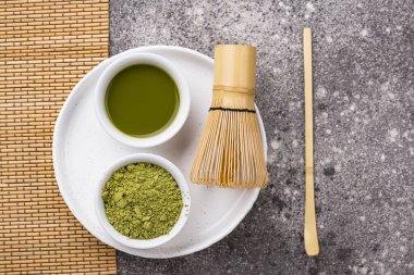 Kibrit çayı ve bambu çırpısı.