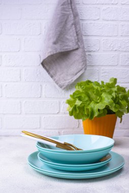 İskandinav tarzında modern mutfak.