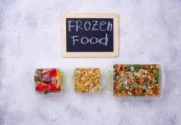 Set of various frozen vegetables — Stock Photo, Image