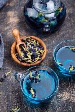 Mavi çay Kelebek bezelye veya anchan