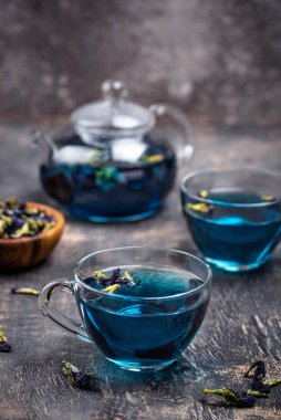 Mavi çay Kelebek bezelye veya anchan