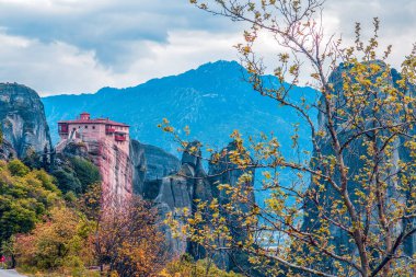 Manastırda meteora, Yunanistan.