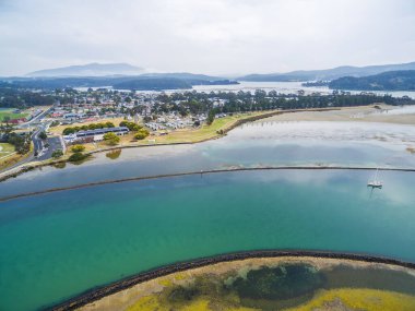 Narooma, NSW, Avustralya 'nın hava manzarası