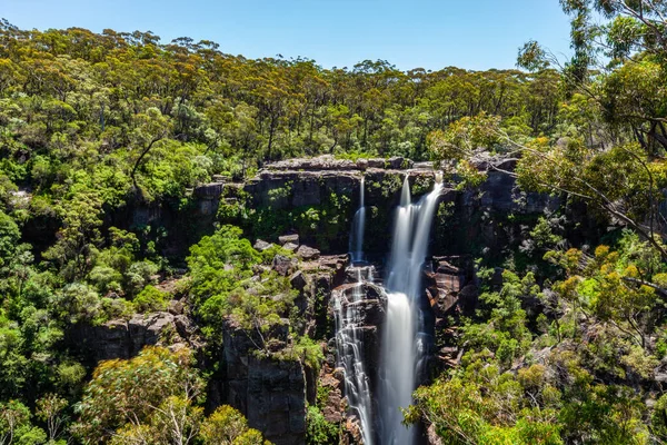 Дивовижний Водоспад Керрінгтон 160 Метрів Висоту Новий Південний Уельс Австралія — стокове фото
