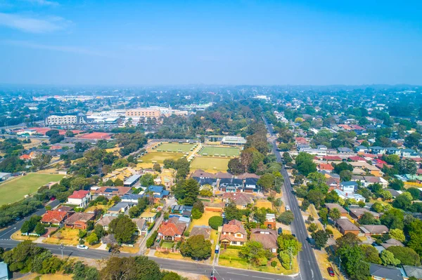 Aerial View Frankston Suburb South East Melbourne Australia — Stock Photo, Image