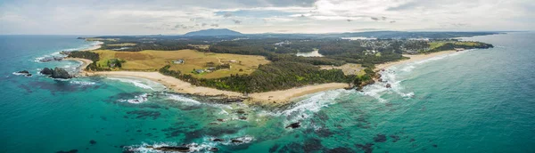 Panorama Udara Pantai Laut Narooma New South Wales Australia — Stok Foto