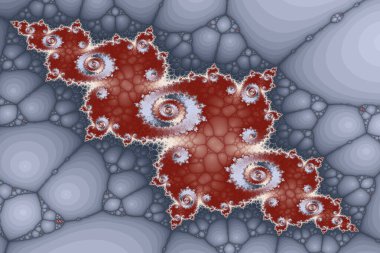 Güzel parlak uzak galaksi - Sessiz renklerle soyut konsept arkaplan