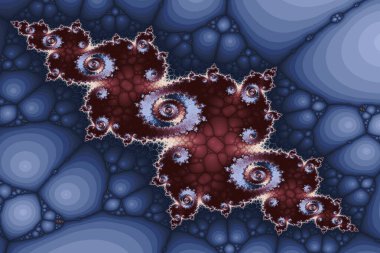 Güzel karanlık uzak galaksi - Sessiz renklerde soyut konsept arkaplan