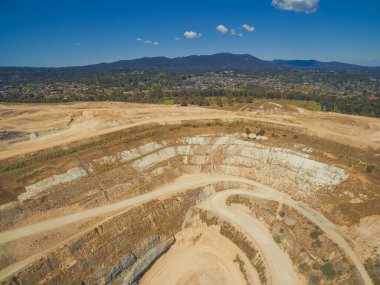 Melbourne, Avustralya 'da eski bir madende.