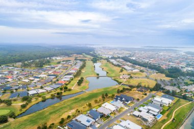 Harrington Waters golf kulübü - hava manzaralı